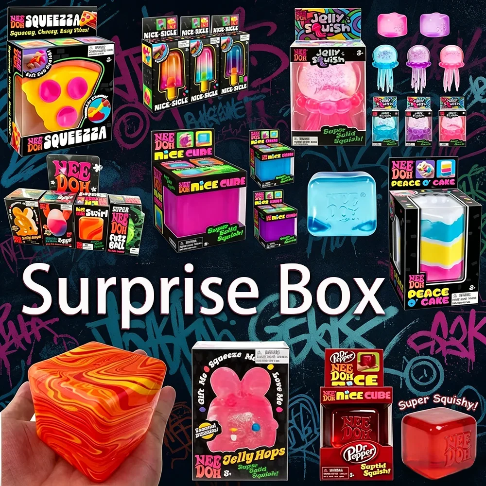 Party Games Children - NeeDoh Surprise Box Squishy Toys -