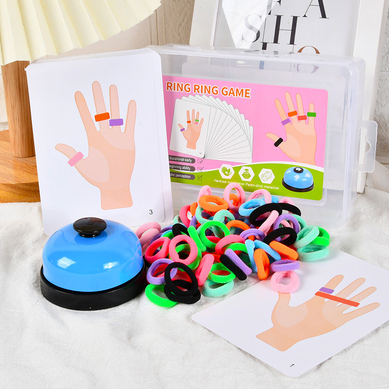 Party Games Board Game - Kids Finger Ring Board Game Color