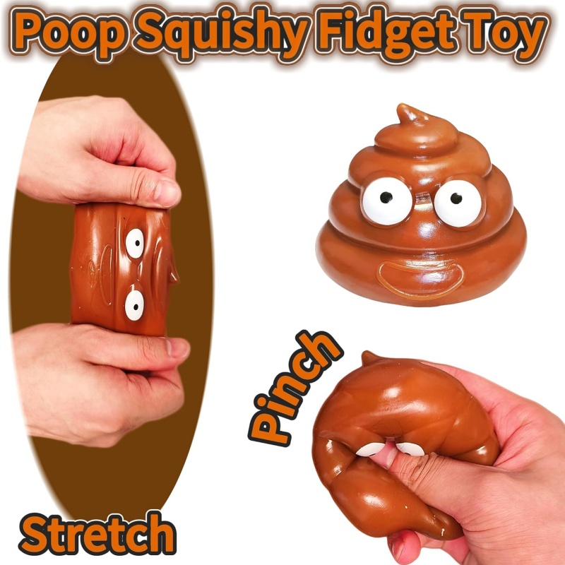 Cute Fidget Squeeze Poo Toy St - Party Games Adults Funny avaliação e preço