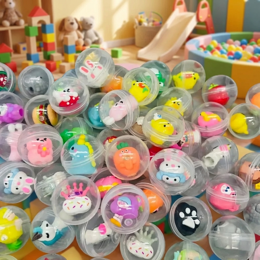 30 Pcs 32mm Transparent Eggshe - Party Games Children avaliação e preço