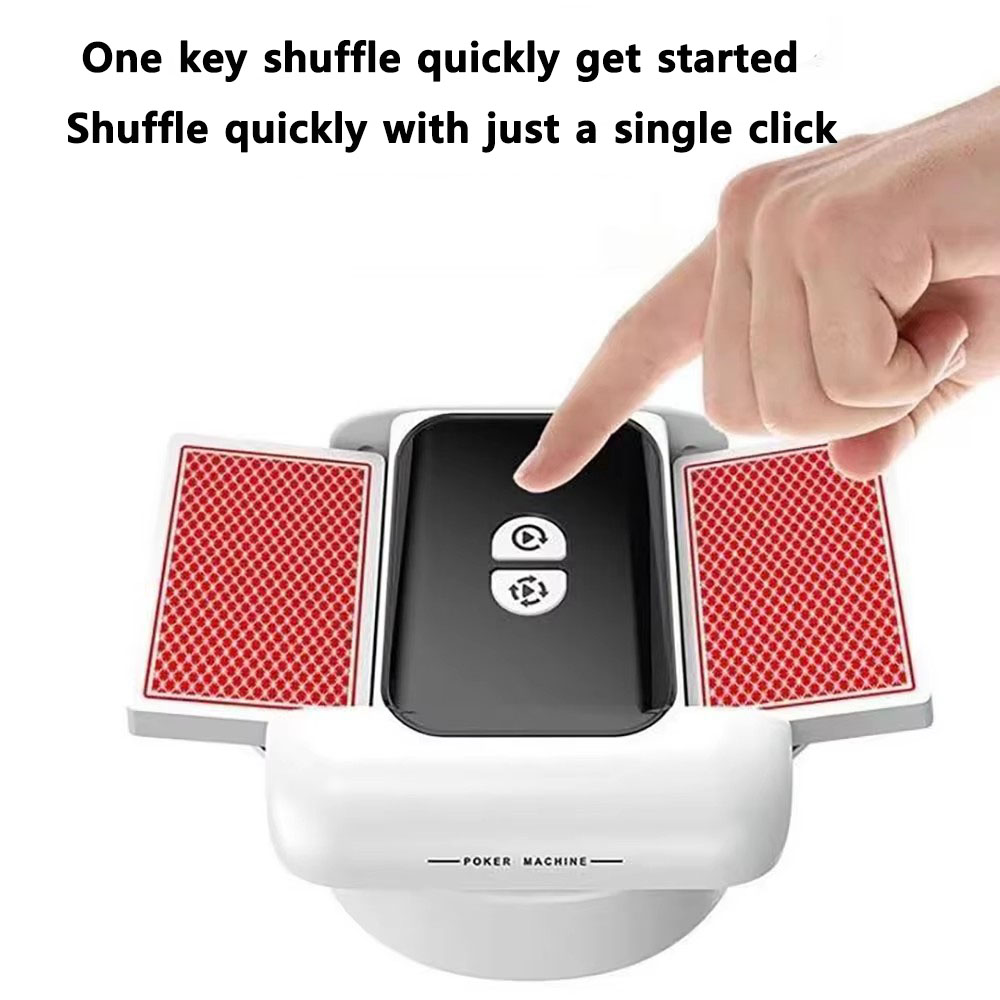 Rechargeable Automatic Card Sh - Party Games Board Game avaliação e preço