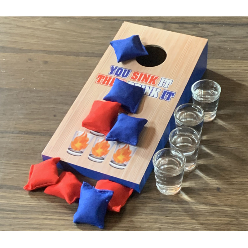 1 Set Wooden Throwing Game Boa - Party Games Board Game avaliação e preço