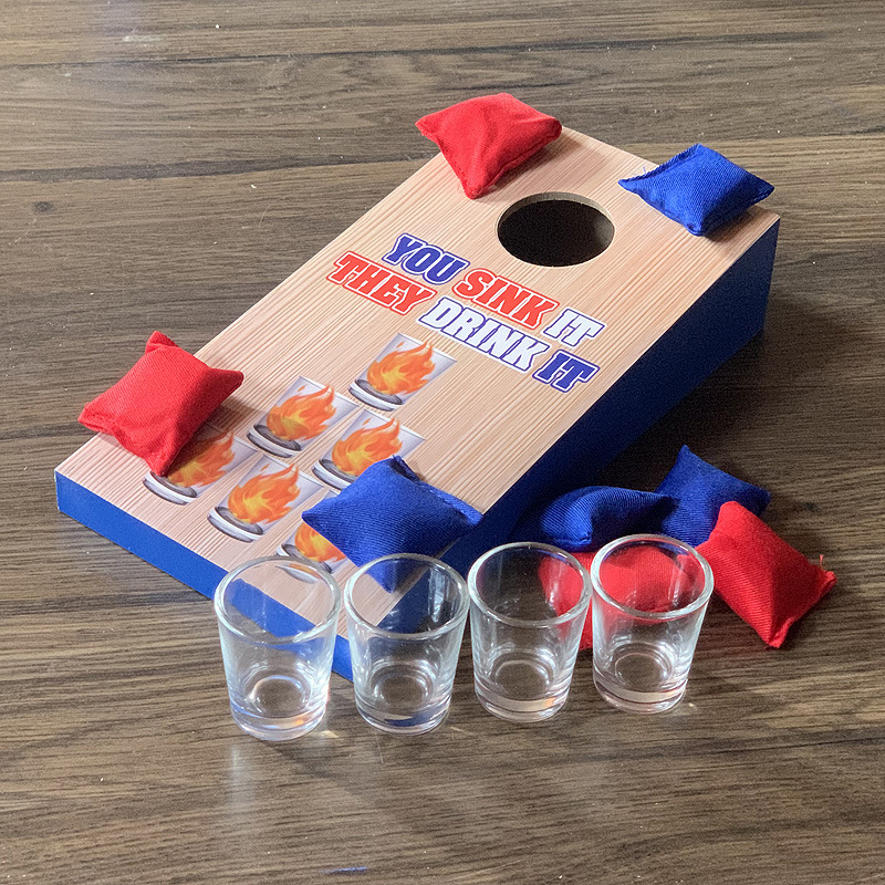 1 Set Wooden Throwing Game Boa - Party Games Board Game avaliação e preço