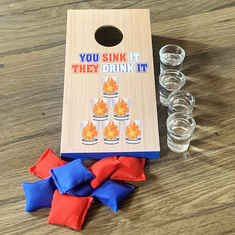 1 Set Wooden Throwing Game Boa - Party Games Board Game avaliação e preço