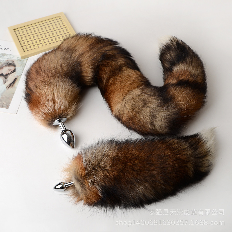 30-100cm Sexy Real Fox Tails w - Party Games Adults Funny avaliação e preço