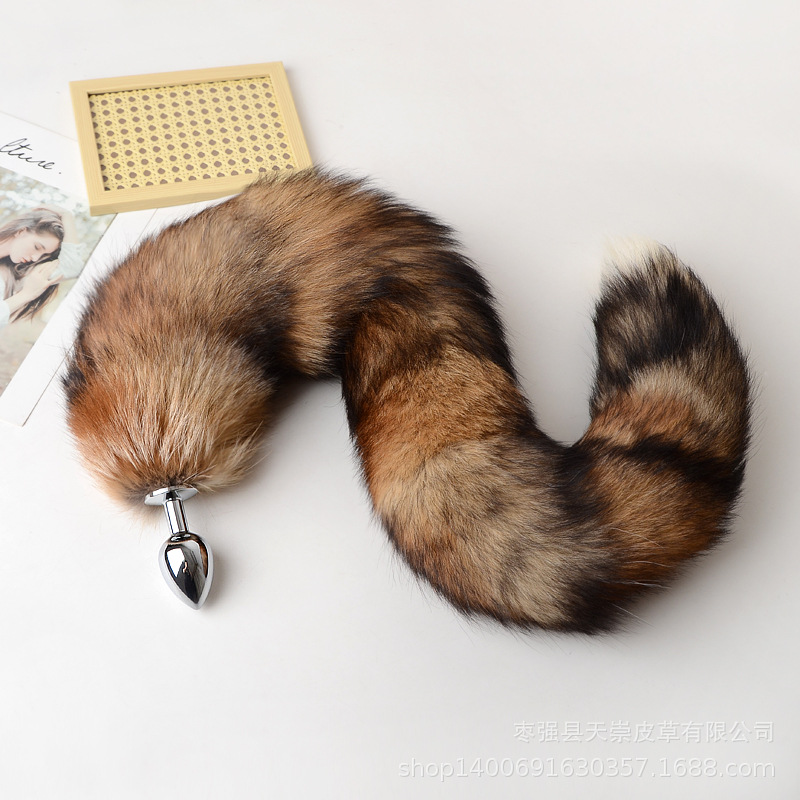 30-100cm Sexy Real Fox Tails w - Party Games Adults Funny avaliação e preço