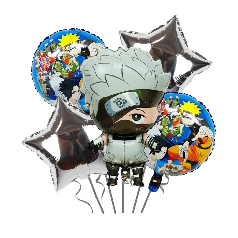 Naruto Kakashi Balloons Uchiha - Party Games Children avaliação e preço