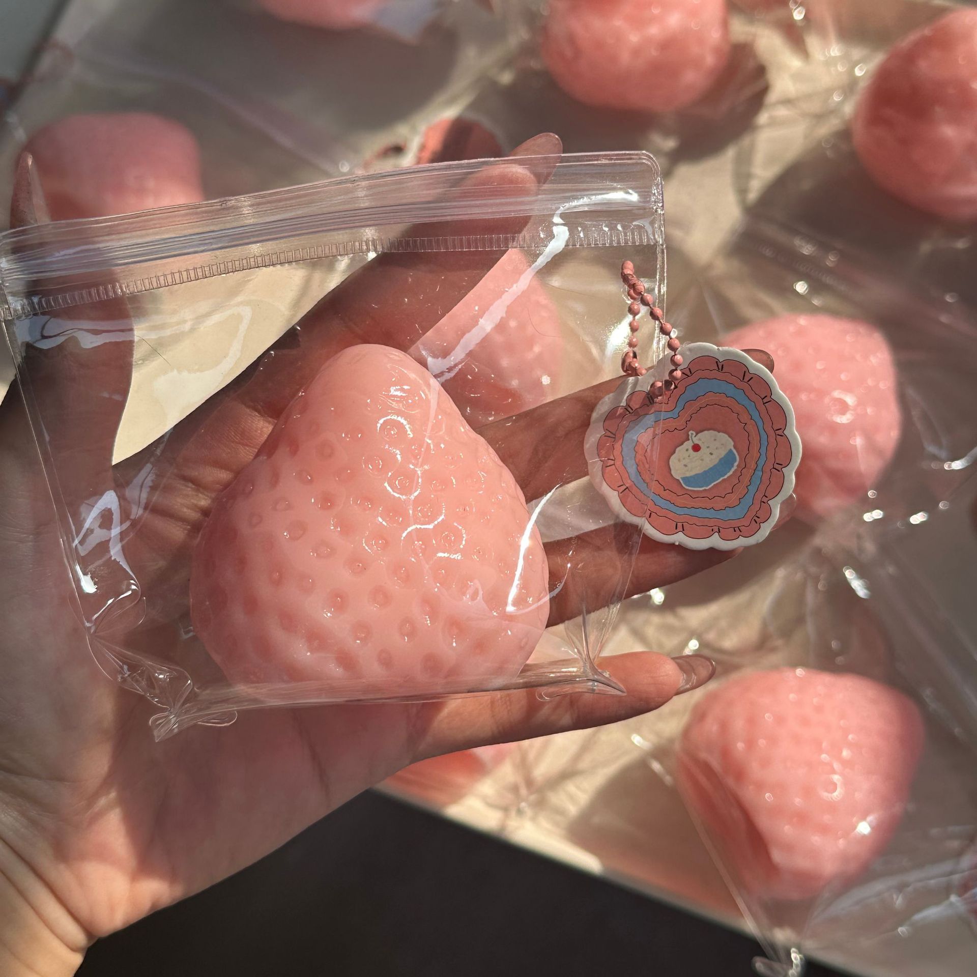 Strawberry Taba Squishy Fidget - Party Games Children avaliação e preço