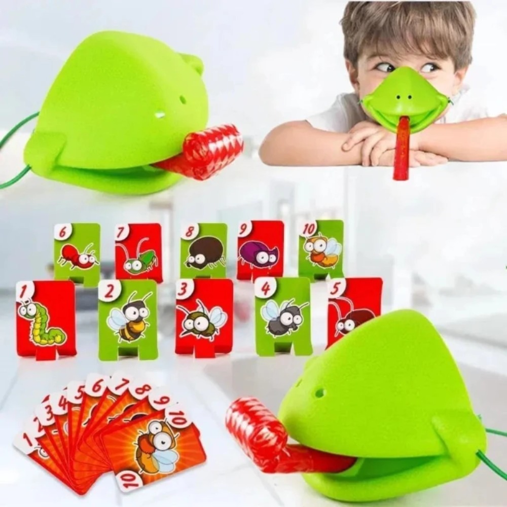 Frog Lizard Mask Wagging Tongu - Party Games Board Game avaliação e preço