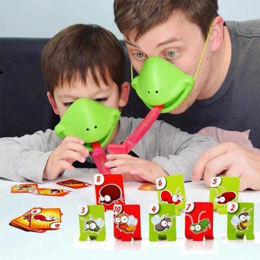 Frog Lizard Mask Wagging Tongu - Party Games Board Game avaliação e preço