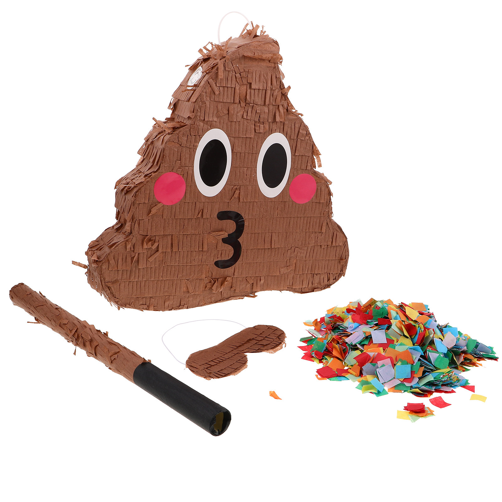 1Set Funny Poop Pinata with St - Party Games Adults Funny avaliação e preço