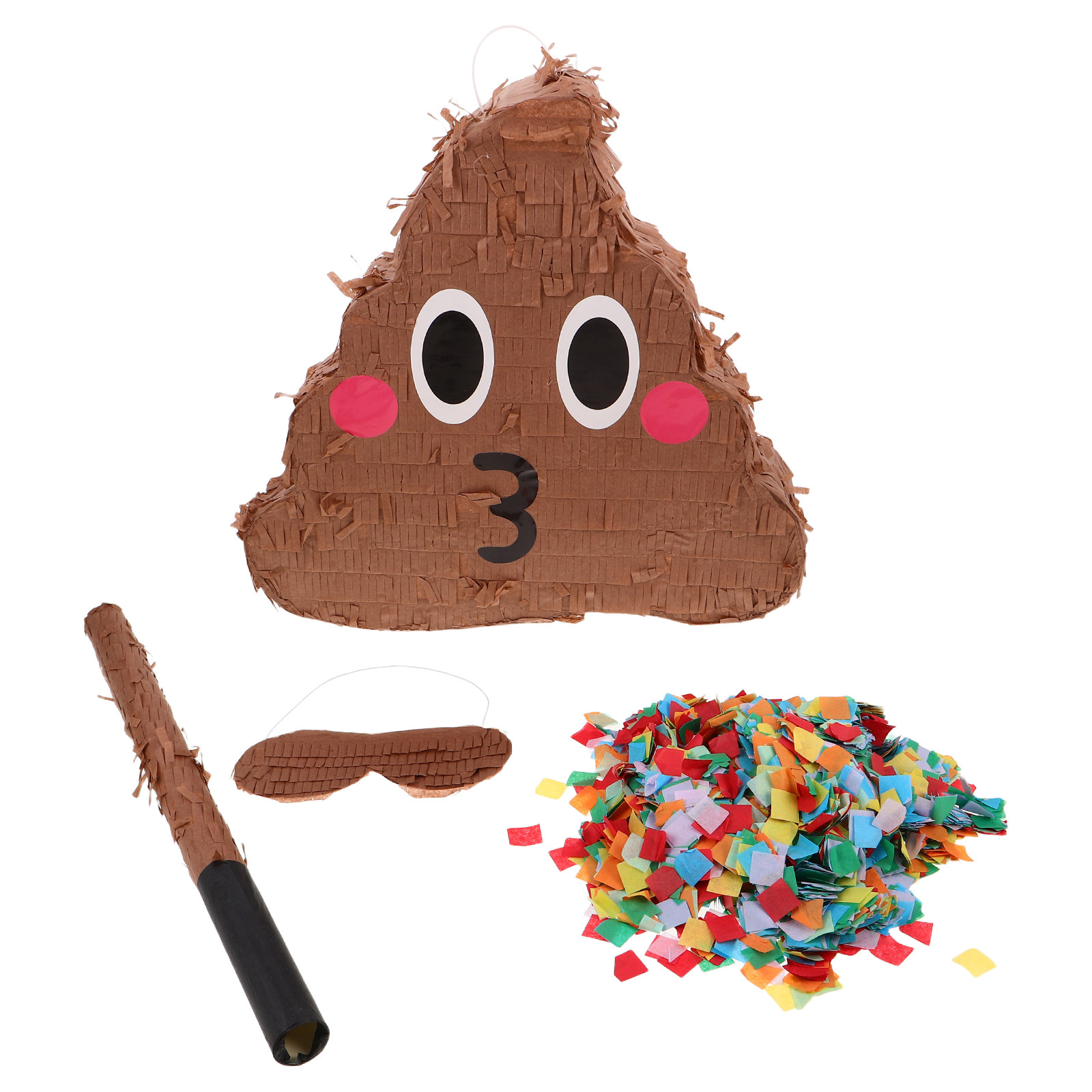 1Set Funny Poop Pinata with St - Party Games Adults Funny avaliação e preço