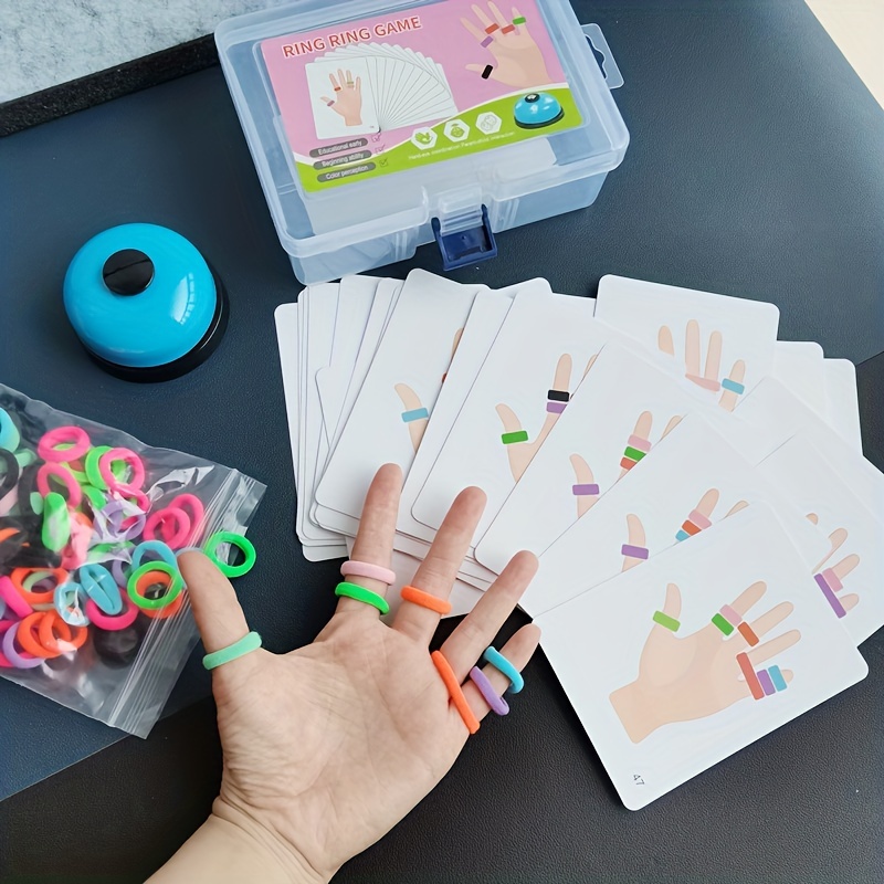 Kids Finger Ring Board Game Co - Party Games Board Game avaliação e preço