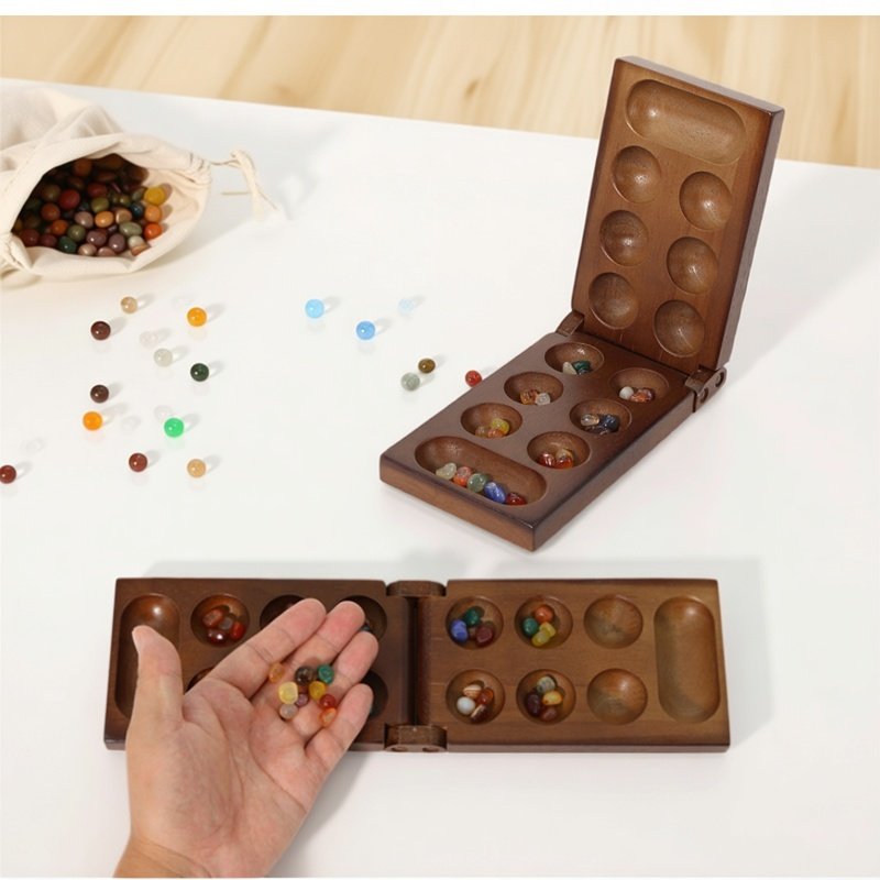Ancient Mancala African Chess  - Party Games Board Game avaliação e preço