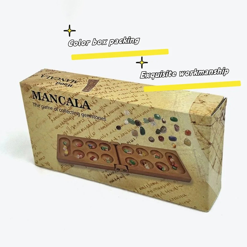 Ancient Mancala African Chess  - Party Games Board Game avaliação e preço