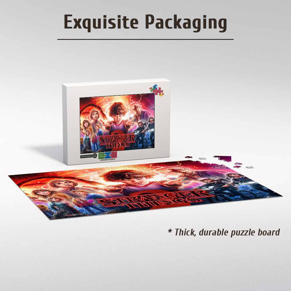 Stranger Things Jigsaw Puzzle  - Party Games Board Game avaliação e preço