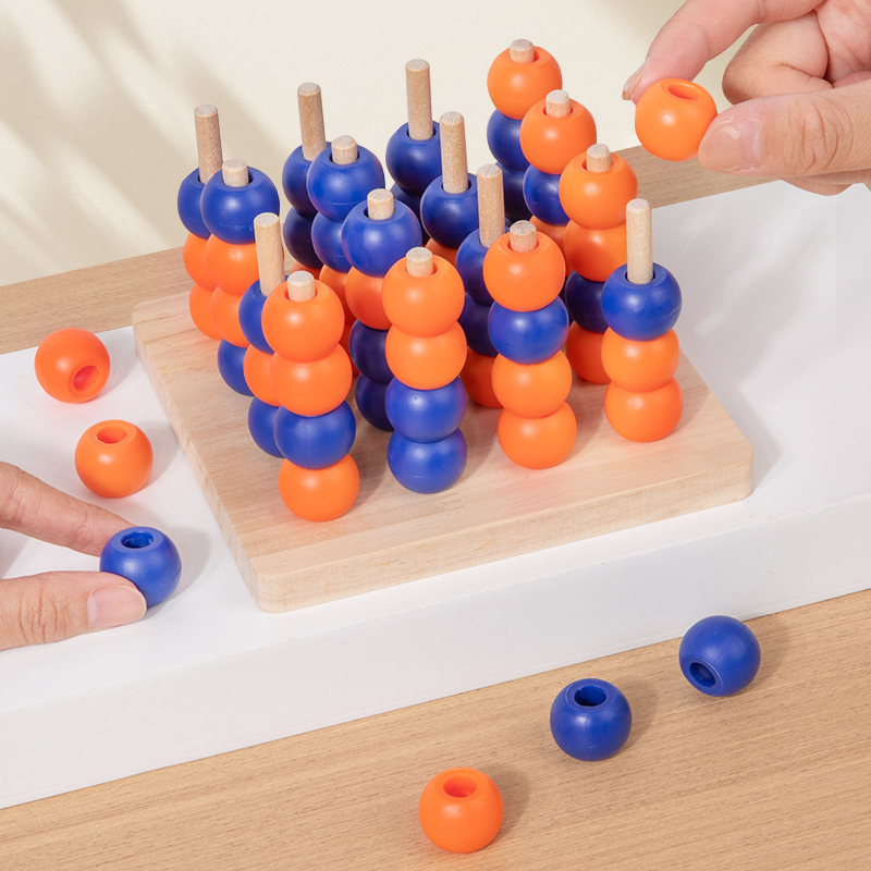 Wooden Toy Gobang 3D Connect F - Party Games Board Game avaliação e preço