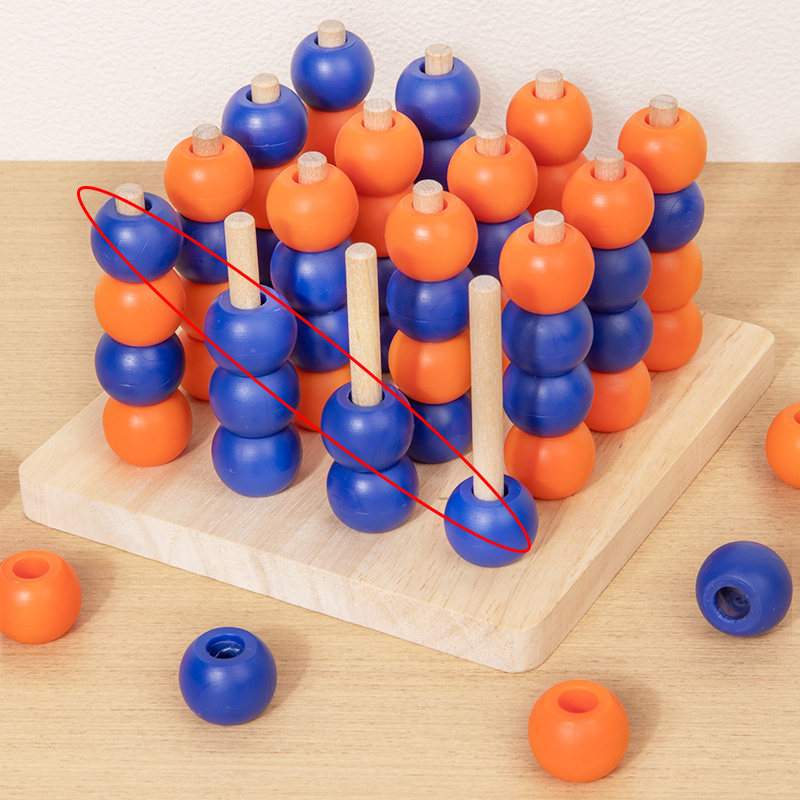 Wooden Toy Gobang 3D Connect F - Party Games Board Game avaliação e preço