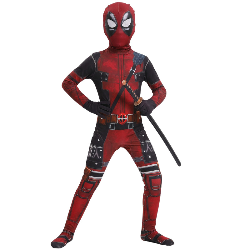 3-12Y Kids Deadpool Costume wi - Party Games Children avaliação e preço