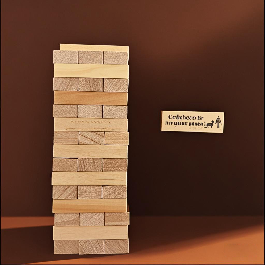 Block Tower Game Couple Activi - Party Games Ideas For Adults avaliação e preço