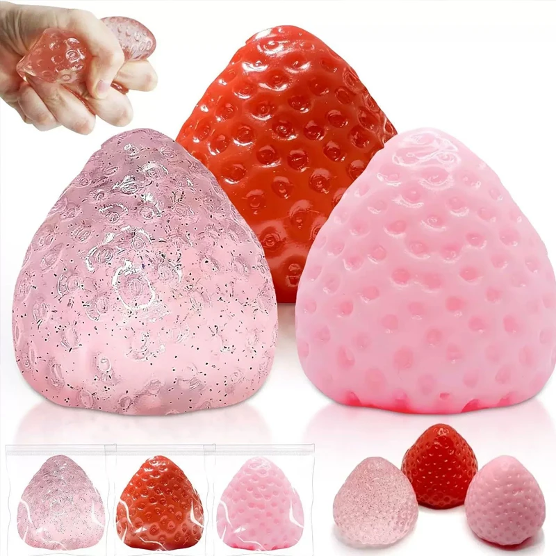 Strawberry Taba Squishy Fidget - Party Games Children avaliação e preço