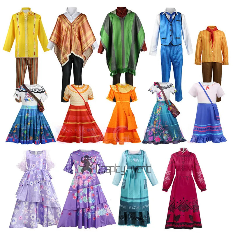 Encanto Cosplay Costume Adult  - Party Games Children avaliação e preço