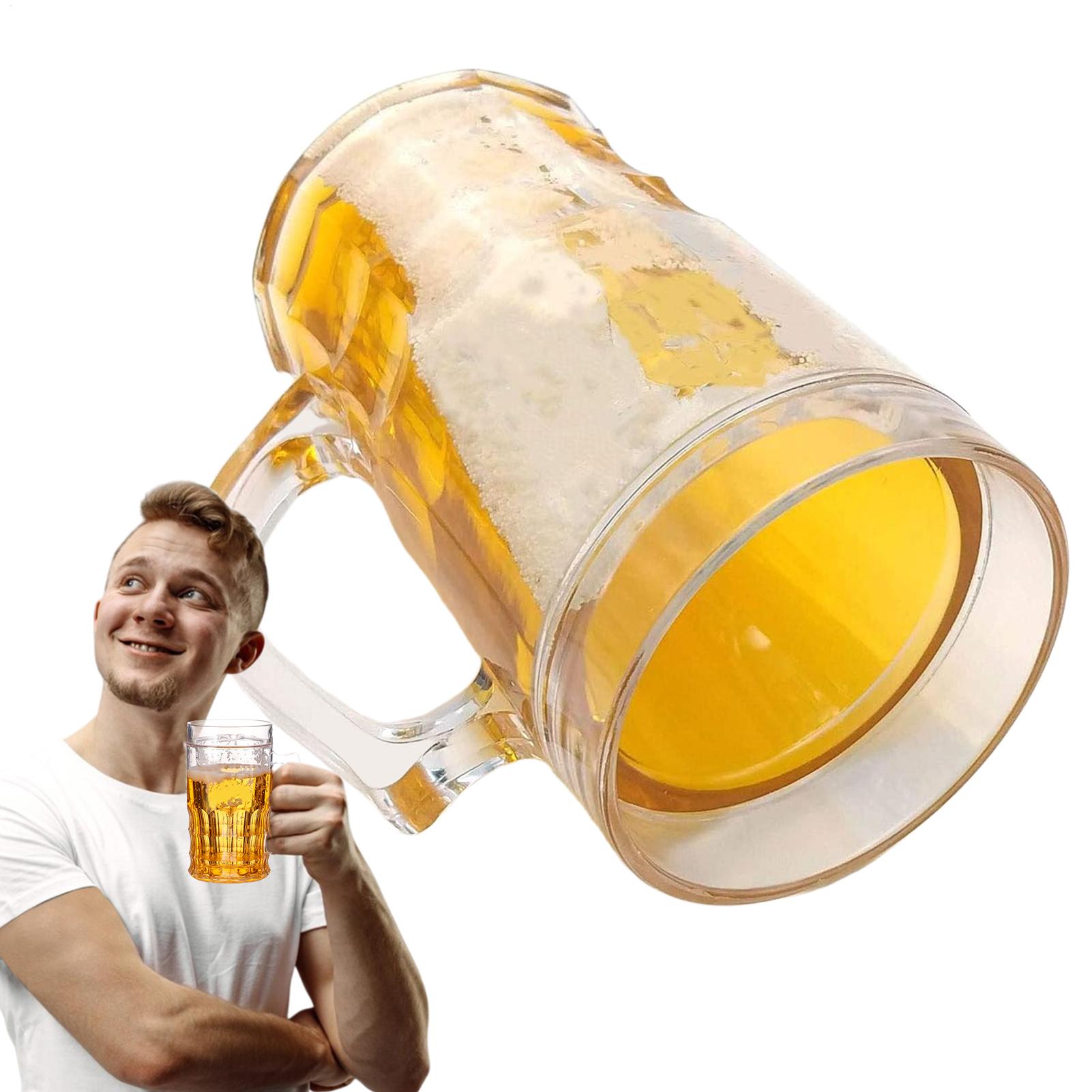 Fake Beer Mug Funny Water Cup, - Party Games Adults Funny avaliação e preço