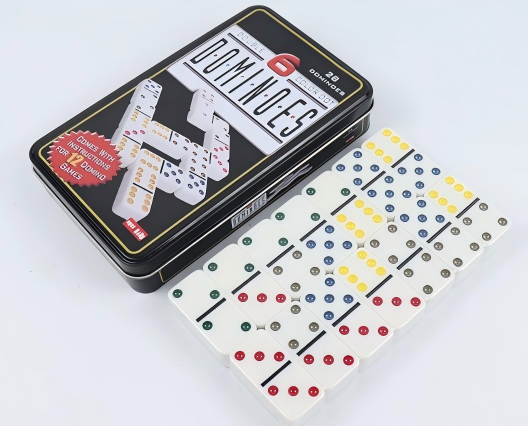 ElegantMahj Double Six Dominoe - Party Games Board Game avaliação e preço
