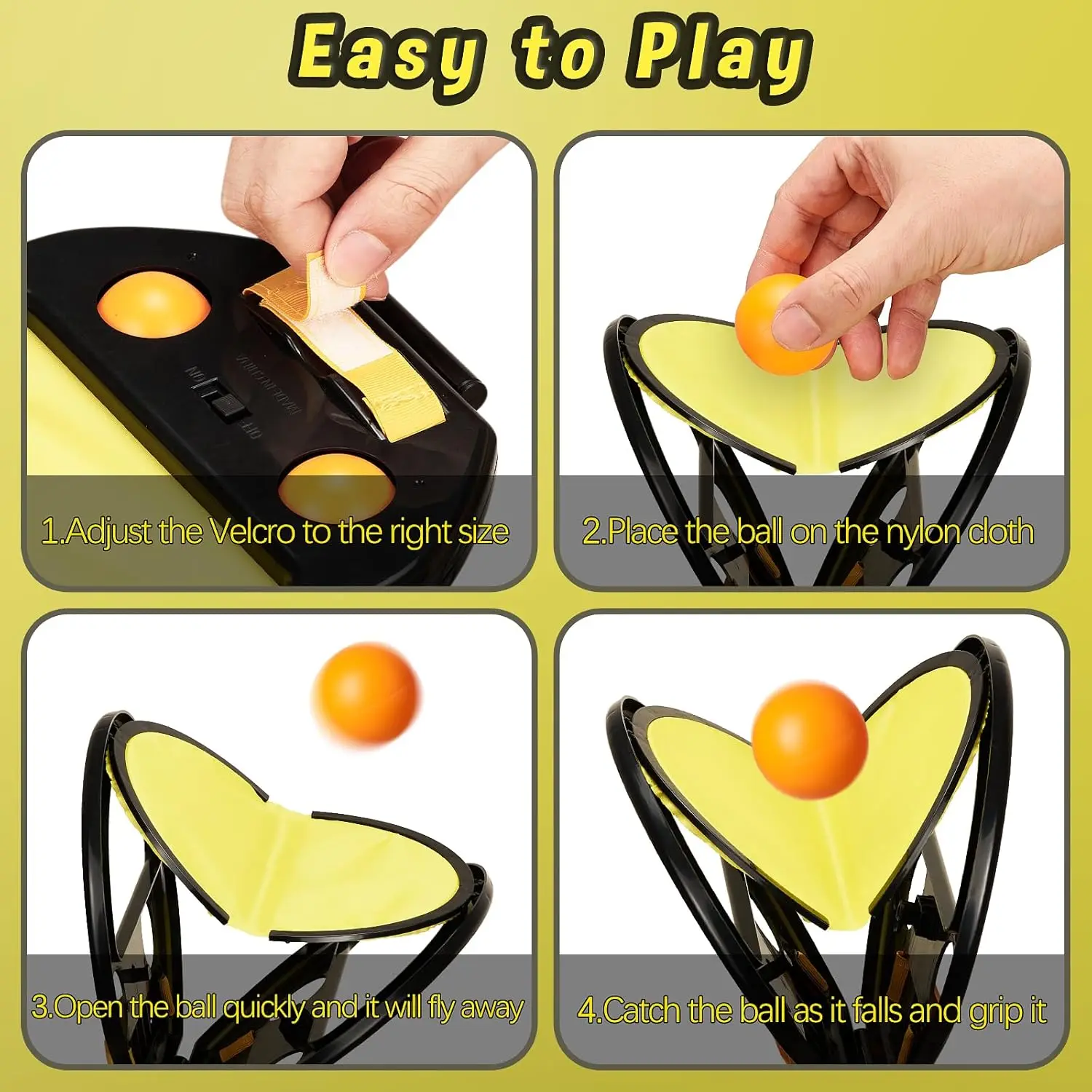 Velcro Ball and Catch Game Thr - Catch Ball Velcro avaliação e preço