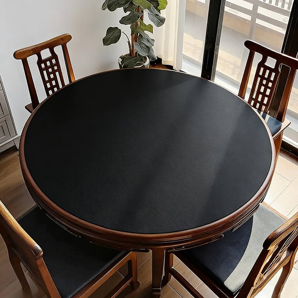 Round Rubber Tablecloth Solid  - Party Games Board Game avaliação e preço