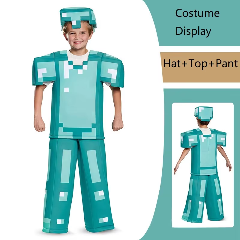 NEW Kids Cosplay Diamond Armor - Party Games Children avaliação e preço