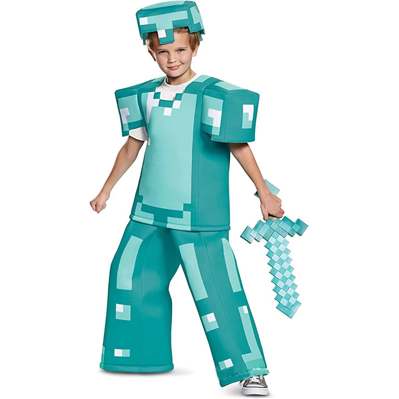 NEW Kids Cosplay Diamond Armor - Party Games Children avaliação e preço