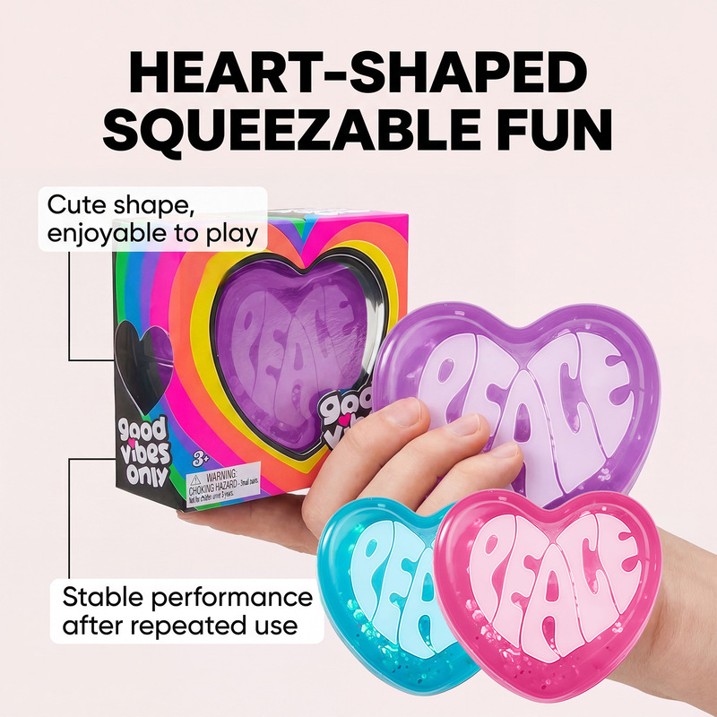 InStock PEACE Heart Shape Squi - Party Games Adults Funny avaliação e preço