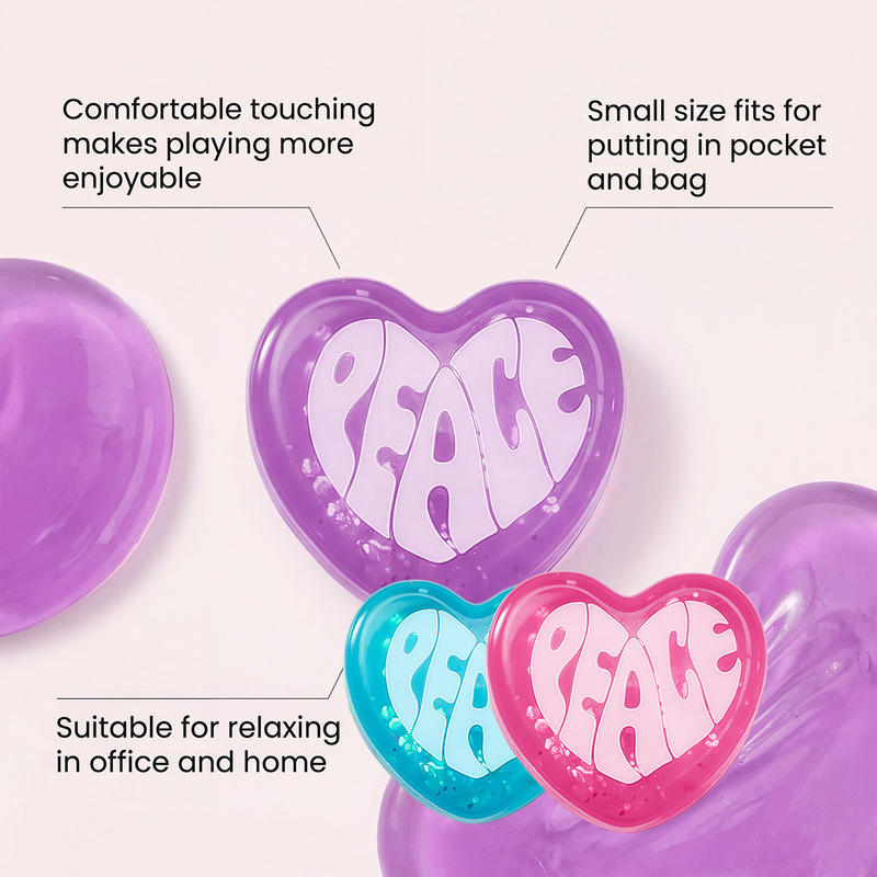 InStock PEACE Heart Shape Squi - Party Games Adults Funny avaliação e preço