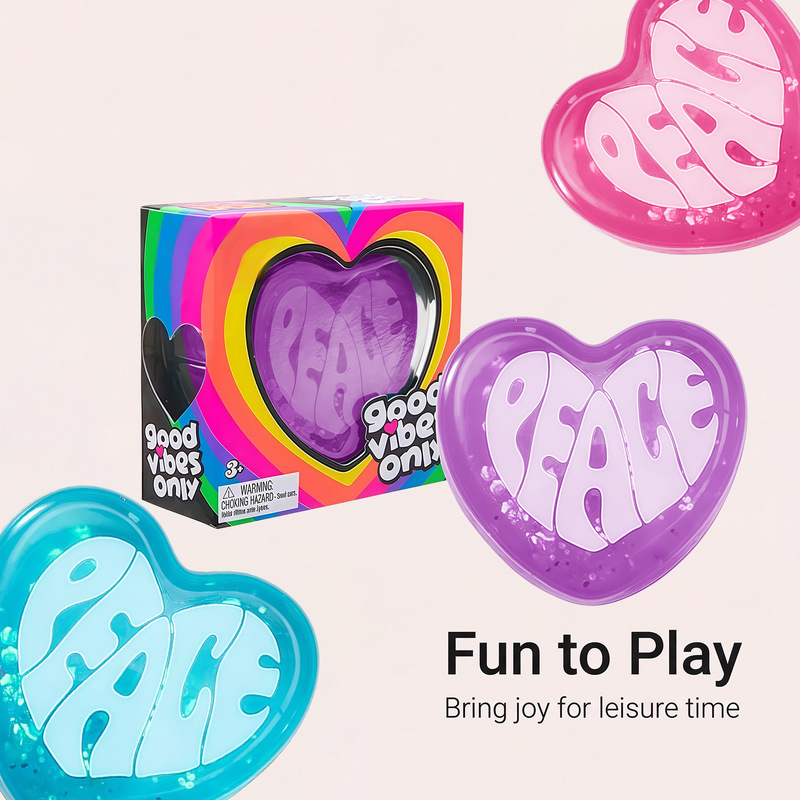InStock PEACE Heart Shape Squi - Party Games Adults Funny avaliação e preço